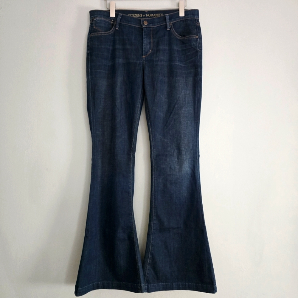 NWOT Citizens of Humanity Devote Rocker Ultra Flare Premium Denim USA Made